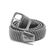 Mizuno Players Belt Charcoal Grey
